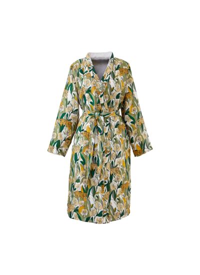 Olivier Desforges - Peignoir de bain en satin de coton lavé 240 g/m², Mr Khan