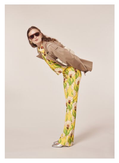Pantalon Paivan-Jaune en Polyester
