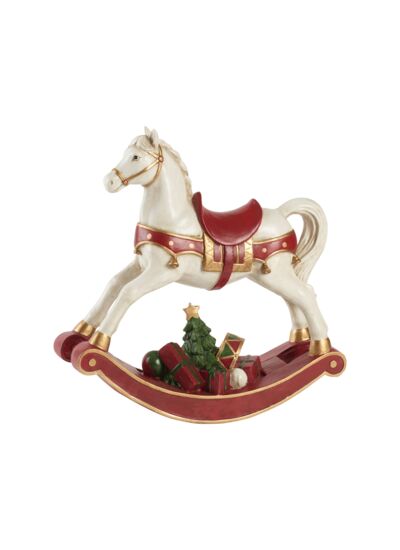 Winter Collage Accessoires Cheval à bascule XL 32,8x10,8x32,5cm