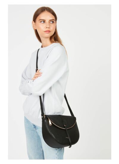 Sac besace à rabat Dune