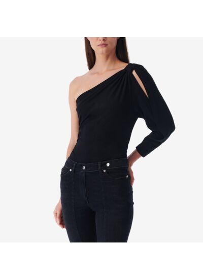 Top Jersey Asymétrique À Découpe Kelcy