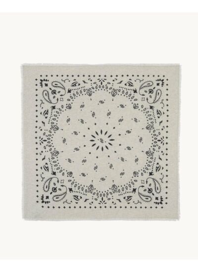 Bandana Hachiko Grand Bandana Cachemire Imprimé, 2 fils