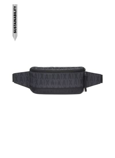 Sac banane pour homme - asphalte/noir