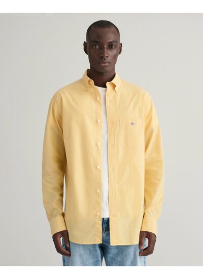 Chemise regular fit en popeline classique
