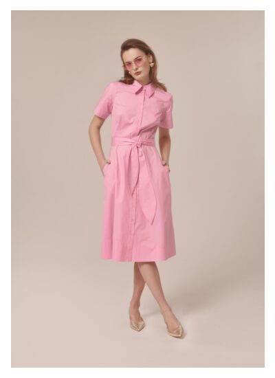 Robe Retronie-Blush en Coton