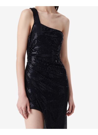 Robe Asymétrique À Paillettes