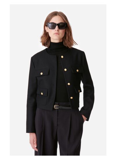 Veste Deana En Laine Mélangée