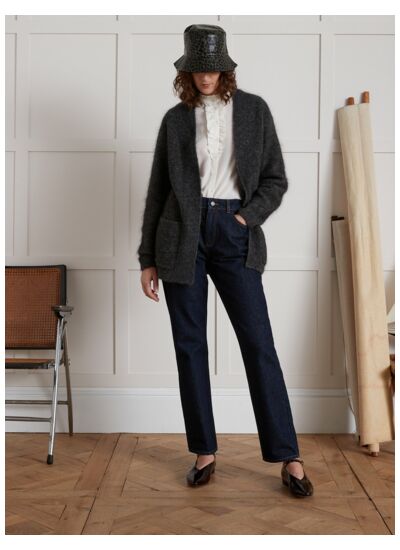 CARDIGAN LONG COL CHALE
