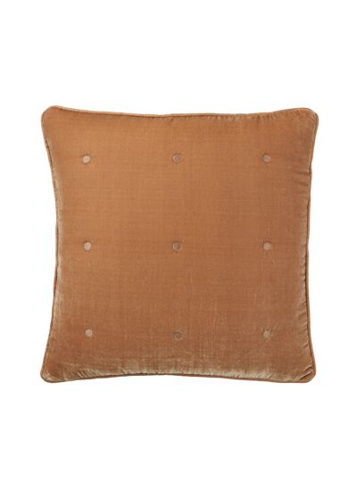 Yves Delorme - Housse de coussin en soie beige, Cocon