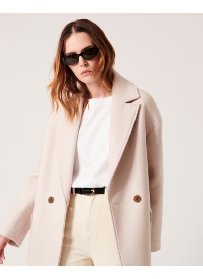 Manteau Miranda Naturel en Laine
