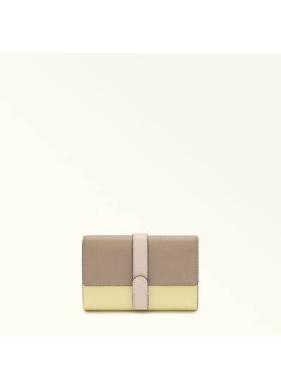 FURLA GRAZIA M COMPACT WALLET - VITELLO ROMA COLORBLOCK+VITELLO ST.ERA