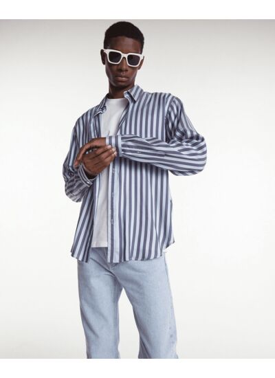 Chemise Ml Rayures Bicolores Homme