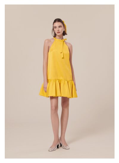 Robe Riviera-Jaune en Viscose