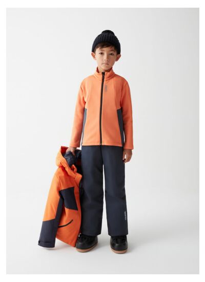Polaire de ski garçon zippé