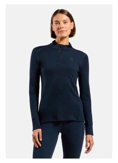 Sous vêtement technique NATURAL WARM col rond en laine mérinos 260 pour femme