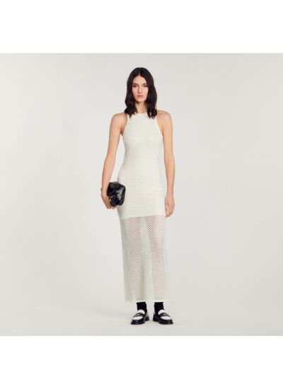 Robe longue en maille