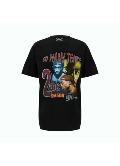 Mister Tee T-shirt Tupac So Many Tears Noir