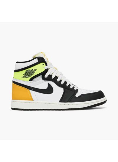 Air Jordan 1 Retro High White Black Volt University Gold