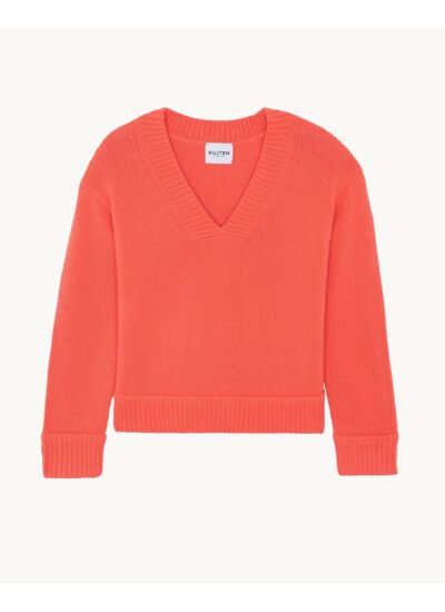 Pull Lara corail néon