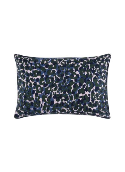 Kenzo - Taie d'oreiller en satin multicouleurs, K Pansa