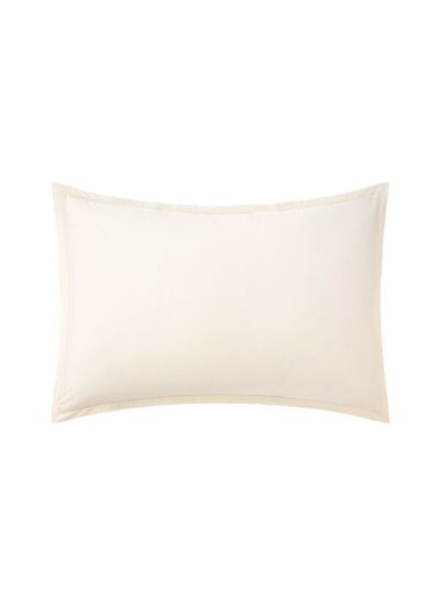 Desforges - Taie d'oreiller en percale de coton vert, Alcove