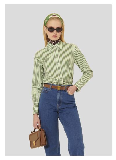 Chemise Clarisse-Cactus en Coton