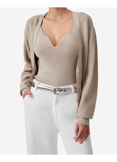 Cardigan Col V Alea