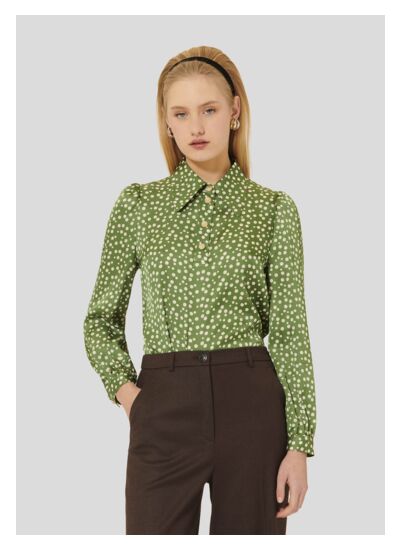 Top Tonio-Cactus en Viscose