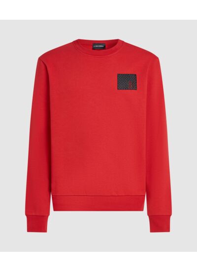 K LOGO WOVEN LABEL SWEATSHIRT
