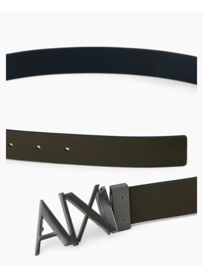 Ceinture homme - bleu marine/truffe