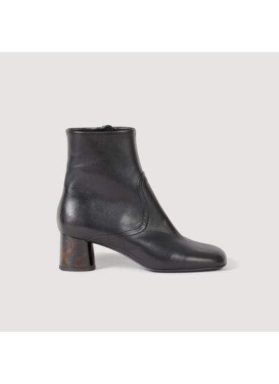 Bottines en cuir