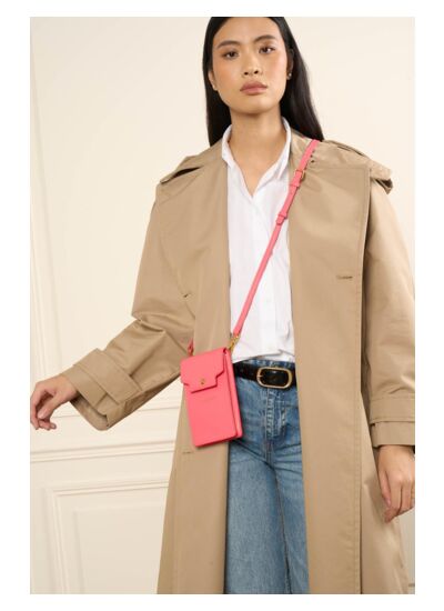 Pochette smartphone A rabat avec pression Donna Grace