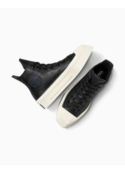 Chuck 70 De Luxe Squared Hi Black/Egret