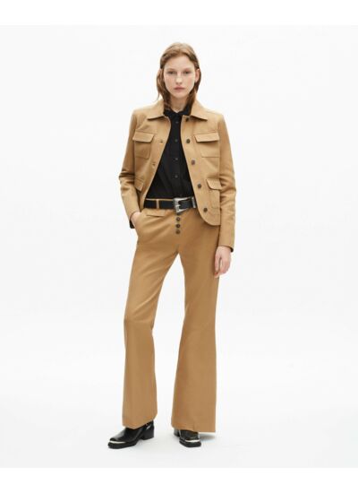 Veste Courte Avec Poches A Rabat