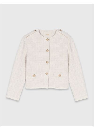 Veste courte en tweed