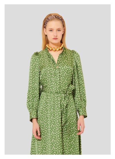 Robe Rivoltina-Cactus en Viscose