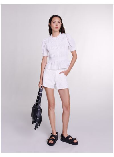 Chemise smockée