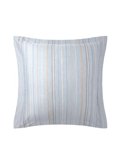 Yves Delorme - Taie d'oreiller en satin bleu, Ombrée