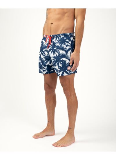 Short de bain imprimé taille élastique