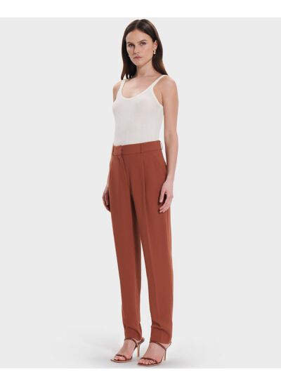 Pantalon Pona Marron en Polyester