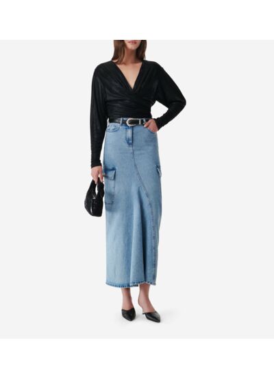 Jupe Longue En Denim Dara