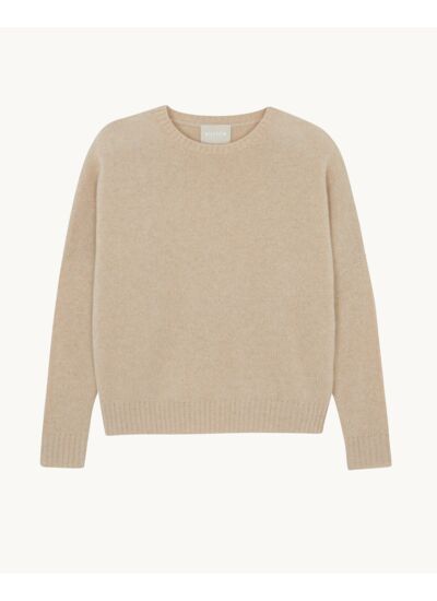 Pull amelie Pull Cachemire Col Rond Oversize Femme, 2 fils