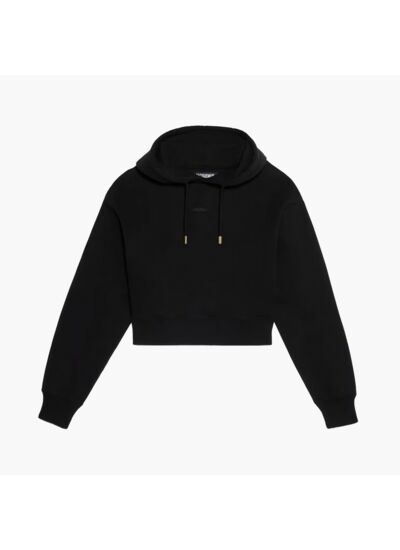 Jacquemus Hoodie Femme Gros Grain Noir