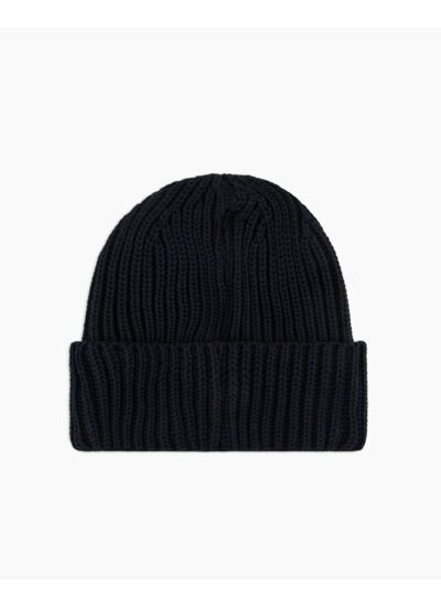 Bonnet en maille - bleu marine