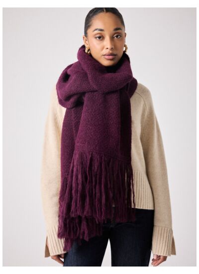 Echarpe laine Lolita AMETHYSTE