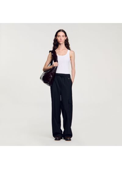 Pantalon taille élastiquée