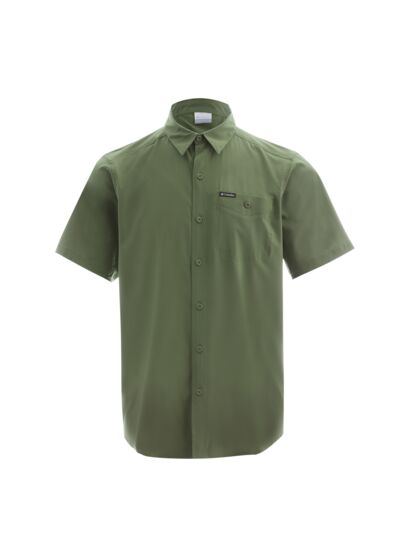 Fir Ridge Solid Short Sleeve Shirt Vert
