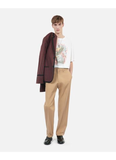 Pantalon Camel En Coton Homme