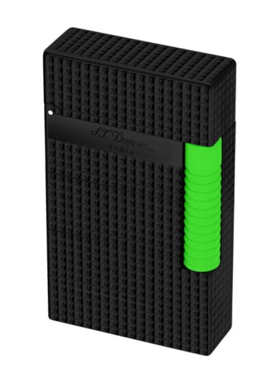 Briquet Le Grand S.T. Dupont Noir Mat Entraineur Vert