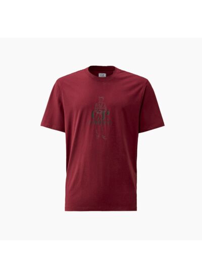 CP Company T-Shirt Bordeaux